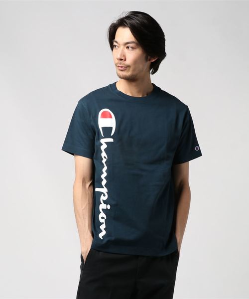 Champion(チャンピオン)の「《ムラスポ限定》 半袖Tシャツ Champion C8-P383(Tシャツ/カットソー・メンズ・ブラック/ホワイト/ネイビー・L/M/XL)」の3枚目の写真