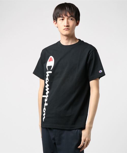 Champion(チャンピオン)の「《ムラスポ限定》 半袖Tシャツ Champion C8-P383(Tシャツ/カットソー・メンズ・ブラック/ホワイト/ネイビー・L/M/XL)」の2枚目の写真