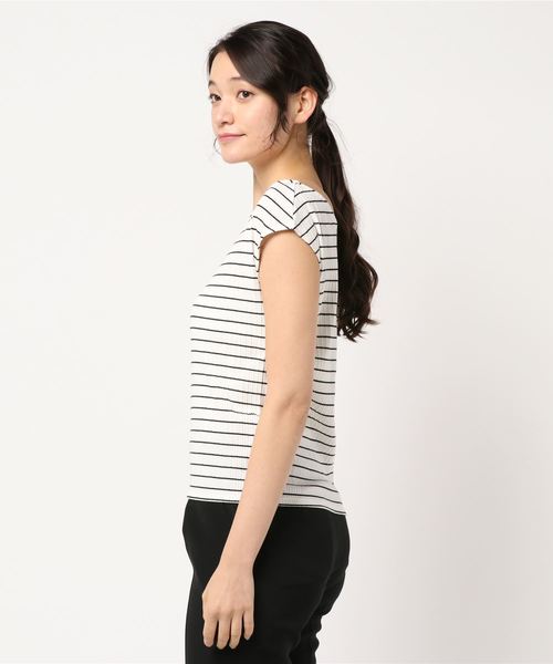 FREE'S MART（フリーズマート）の「ランダムピッチテレコ２ＷＡＹカットソー（Tシャツ/カットソー・レディース・ブラック/ブラウン/ブルー/ホワイト系その他・FREE）」の5枚目の写真