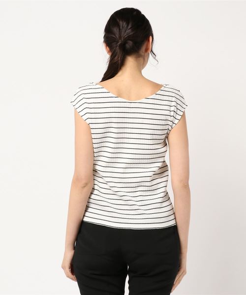 FREE'S MART（フリーズマート）の「ランダムピッチテレコ２ＷＡＹカットソー（Tシャツ/カットソー・レディース・ブラック/ブラウン/ブルー/ホワイト系その他・FREE）」の6枚目の写真