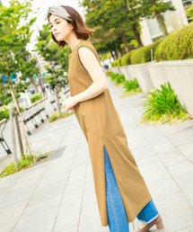 niko and... | USAコットンノースリスリットワンピース(ワンピース)