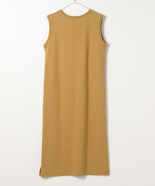 niko and...(ニコアンド)の「USAコットンノースリスリットワンピース(ワンピース・レディース・パープル/オレンジ/マスタード/ブラック/オフホワイト・MEDIUM/LARGE)」の6枚目の写真