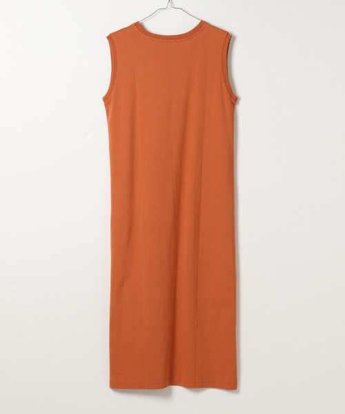 niko and...(ニコアンド)の「USAコットンノースリスリットワンピース(ワンピース・レディース・パープル/オレンジ/マスタード/ブラック/オフホワイト・MEDIUM/LARGE)」の7枚目の写真