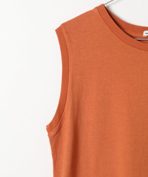 niko and...(ニコアンド)の「USAコットンノースリスリットワンピース(ワンピース・レディース・パープル/オレンジ/マスタード/ブラック/オフホワイト・MEDIUM/LARGE)」の10枚目の写真