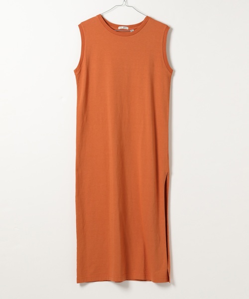 niko and...(ニコアンド)の「USAコットンノースリスリットワンピース(ワンピース・レディース・パープル/オレンジ/マスタード/ブラック/オフホワイト・MEDIUM/LARGE)」の17枚目の写真