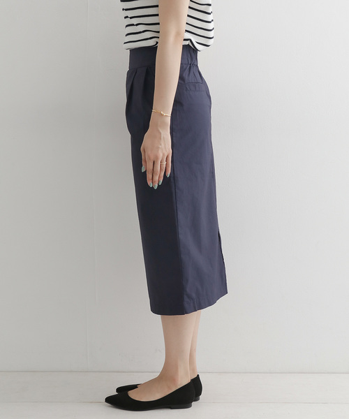 URBAN RESEARCH DOORS（アーバンリサーチドアーズ）の「ワンウォッシュタックストレートスカート∴（スカート・レディース・ベージュ/ネイビー・38/36）」の12枚目の写真