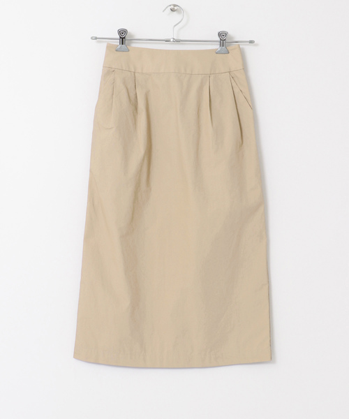 URBAN RESEARCH DOORS（アーバンリサーチドアーズ）の「ワンウォッシュタックストレートスカート∴（スカート・レディース・ベージュ/ネイビー・38/36）」の15枚目の写真