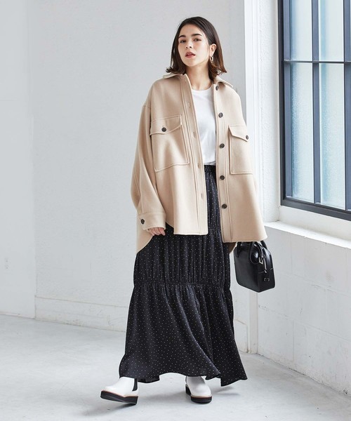 ADAM ET ROPE'（アダムエロペ）の「厚底サイドゴアブーツ（ブーツ・レディース・ホワイト/ブラック・38/39/36/37）」の4枚目の写真