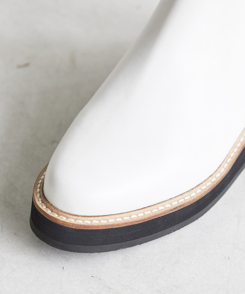 ADAM ET ROPE'（アダムエロペ）の「厚底サイドゴアブーツ（ブーツ・レディース・ホワイト/ブラック・38/39/36/37）」の10枚目の写真