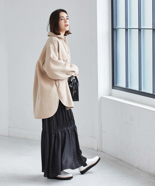 ADAM ET ROPE'（アダムエロペ）の「厚底サイドゴアブーツ（ブーツ・レディース・ホワイト/ブラック・38/39/36/37）」の15枚目の写真