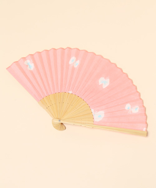 Ray BEAMS（レイビームス）の「●ミナ ペルホネン / 扇子 "hanahane"（扇子/うちわ・レディース・ミント/ピンク・ONE SIZE）」の8枚目の写真