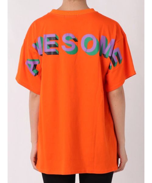 jouetie（ジュエティ）の「メッシュポケットBIG T（Tシャツ/カットソー・レディース・ブラック/オフホワイト/オレンジ・MEDIUM）」の14枚目の写真