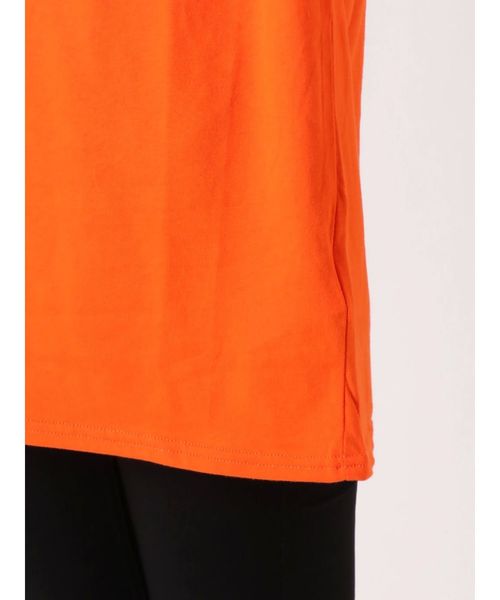 jouetie（ジュエティ）の「メッシュポケットBIG T（Tシャツ/カットソー・レディース・ブラック/オフホワイト/オレンジ・MEDIUM）」の11枚目の写真