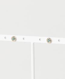 Amina（アミナ）の「【Kahiko】プチコンチョターコイズブルーピアス（ピアス（両耳用））」