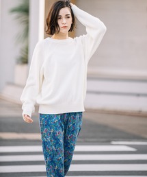 Munich | ウールアクリルニット　バックジッププルオーバー(ニット/セーター)