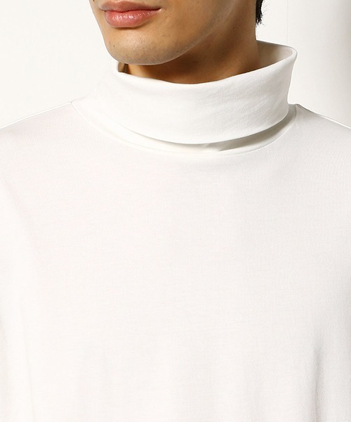 COMME　CA COMMUNE（コムサコミューン）の「スヴィンコットン　タートルネック　Tシャツ（Tシャツ/カットソー・メンズ・ホワイト/ブラック/ワイン/グレー・MEDIUM/LARGE）」の13枚目の写真