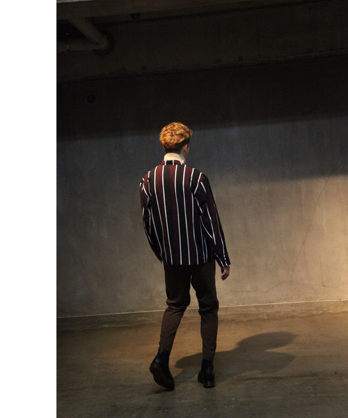 NILWAY（ニルウェイ）の「【Nilway】ドレープポリトロダブルテーラードジャケット（テーラードジャケット・メンズ・ブラック/ベージュ/グレイッシュベージュ/ブラウン/アイボリー/レッド系その他/ベージュ系その他/ブラック系その他・MEDIUM/LARGE/X-LARGE）」の19枚目の写真