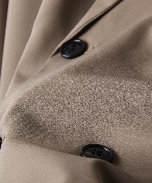 NILWAY（ニルウェイ）の「【Nilway】ドレープポリトロダブルテーラードジャケット（テーラードジャケット・メンズ・ブラック/ベージュ/グレイッシュベージュ/ブラウン/アイボリー/レッド系その他/ベージュ系その他/ブラック系その他・MEDIUM/LARGE/X-LARGE）」の17枚目の写真
