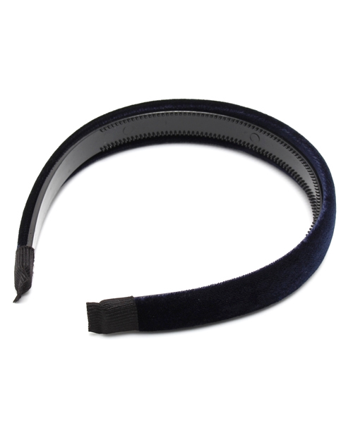 WEGO（ウィゴー）の「WEGO/ベロアカチューシャ（カチューシャ・レディース・ブラック/グリーン/ネイビー/ピンク/ワイン・FREE）」の4枚目の写真