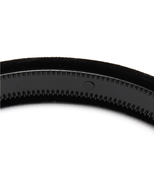 WEGO（ウィゴー）の「WEGO/ベロアカチューシャ（カチューシャ・レディース・ブラック/グリーン/ネイビー/ピンク/ワイン・FREE）」の8枚目の写真