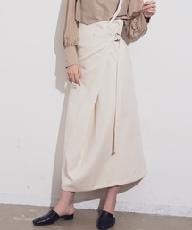 Aunt Marie's | AUNT MARIE'S コットンツイルラップロングスカート(スカート)