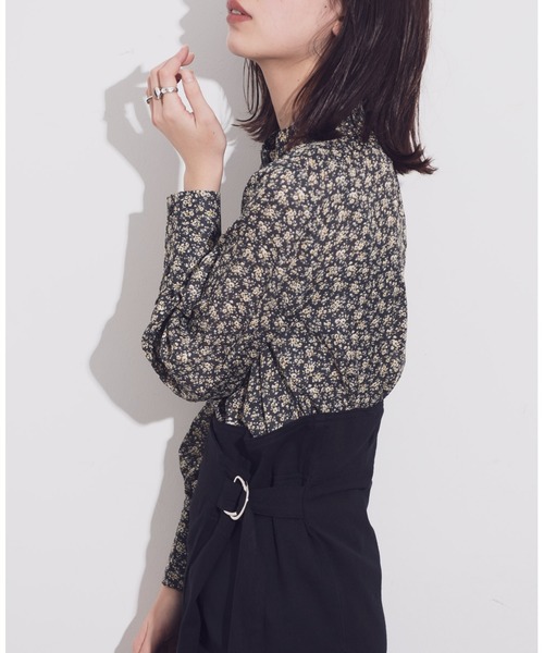 Aunt Marie's（アントマリーズ）の「AUNT MARIE'S コットンツイルラップロングスカート（スカート・レディース・ブラック/ベージュ/ナチュラル・FREE）」の15枚目の写真