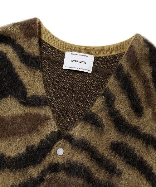 VIVASTUDIO（ビバスタジオ）の「LEOPARD MOHAIR CARDIGAN