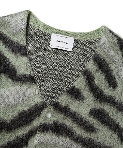 VIVASTUDIO（ビバスタジオ）の「LEOPARD MOHAIR CARDIGAN