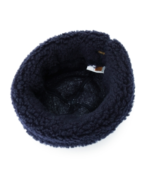 BEAMS BOY（ビームスボーイ）の「decho / ボア ハット（ハット・レディース・ナチュラル/ネイビー・ONE SIZE）」の14枚目の写真