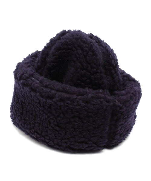 BEAMS BOY（ビームスボーイ）の「decho / ボア ハット（ハット・レディース・ナチュラル/ネイビー・ONE SIZE）」の7枚目の写真