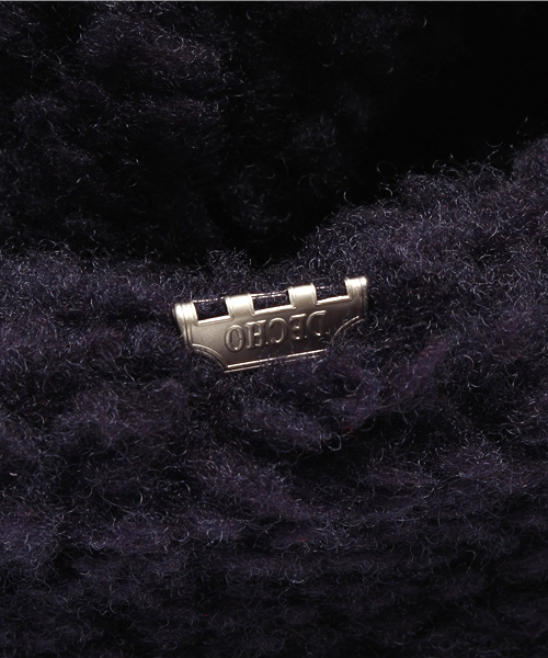 BEAMS BOY（ビームスボーイ）の「decho / ボア ハット（ハット・レディース・ナチュラル/ネイビー・ONE SIZE）」の8枚目の写真