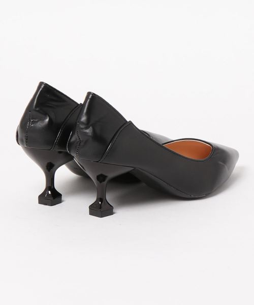 STYLEBLOCK(スタイルブロック)の「2WAYかかと折り可能ポインテッドトゥヒールパンプス(パンプス・レディース・ベージュ/ブラック/ピンク・36/39/35/37/34/38)」の6枚目の写真