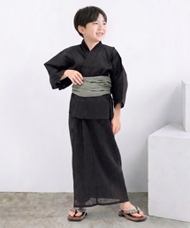 5歳 七五三 鷹兜松 羽織袴 12点セット（着物）｜KYOETSU（キョウエツ