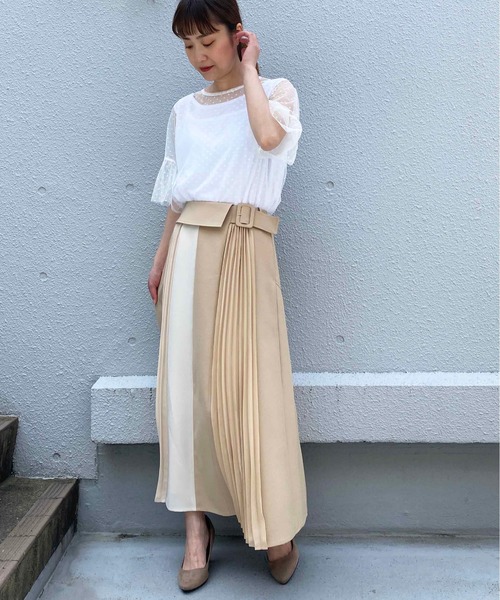 PICCIN(ピッチン)の「袖フレアドットチュールプルオーバー(Tシャツ/カットソー・レディース・ホワイト系その他/ブラック系その他・M)」の21枚目の写真