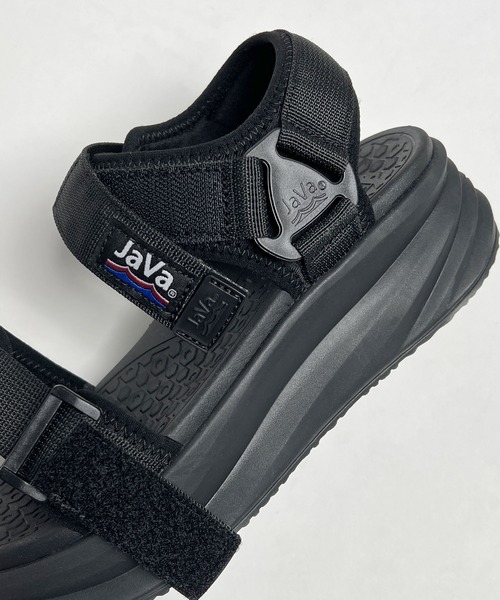 Java(ジャバ)の「《JaVaジャバコラボ》夏 定番!ベルクロ厚底サンダル ストラップあり(サンダル・レディース・ブラック/アイボリー・22.5cm/23.5cm/24.5cm/25.5cm)」の18枚目の写真