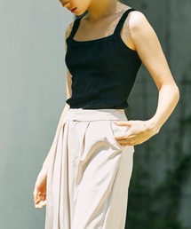 EIMY ISTOIRE | シンプルリブタンクトップ(タンクトップ)