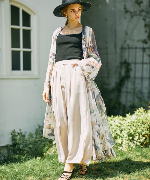 EIMY ISTOIRE（エイミーイストワール）の「シンプルリブタンクトップ（タンクトップ・レディース・ホワイト/ブラック/サックスブルー/ピンク/オレンジ/ミント/ラベンダー・FREE）」の21枚目の写真