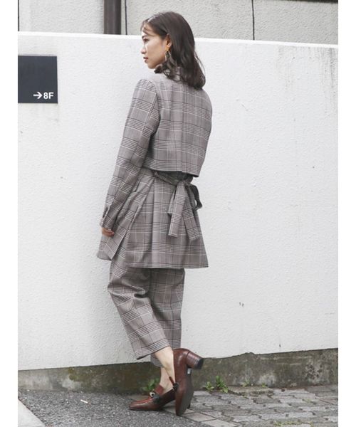 dazzlin（ダズリン）の「コンパクトショートジャケット（テーラードジャケット・レディース・その他1/キャメル/ブラック・FREE）」の21枚目の写真