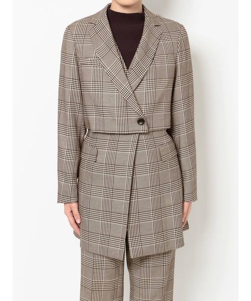 dazzlin（ダズリン）の「コンパクトショートジャケット（テーラードジャケット・レディース・その他1/キャメル/ブラック・FREE）」の16枚目の写真