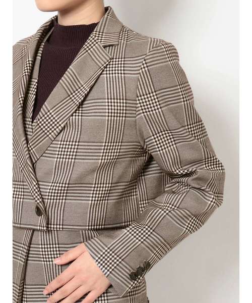 dazzlin（ダズリン）の「コンパクトショートジャケット（テーラードジャケット・レディース・その他1/キャメル/ブラック・FREE）」の12枚目の写真