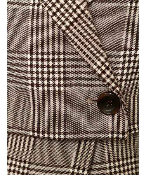 dazzlin（ダズリン）の「コンパクトショートジャケット（テーラードジャケット・レディース・その他1/キャメル/ブラック・FREE）」の4枚目の写真