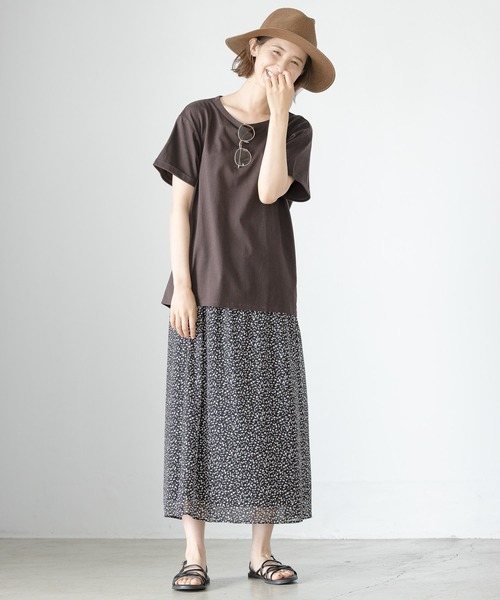 LEPSIM(レプシィム)の「バックツイストサマミエプルオーバー 891210(Tシャツ/カットソー・レディース・オフホワイト/ブラック/ダークブラウン/ミント・FREE)」の12枚目の写真