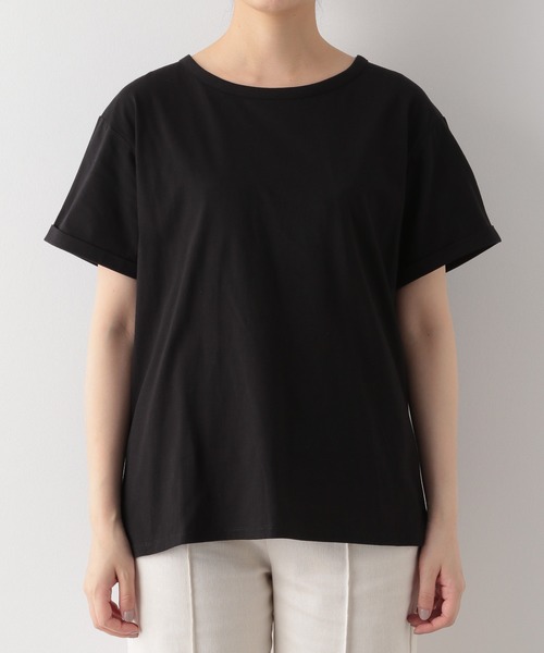 LEPSIM(レプシィム)の「バックツイストサマミエプルオーバー 891210(Tシャツ/カットソー・レディース・オフホワイト/ブラック/ダークブラウン/ミント・FREE)」の17枚目の写真