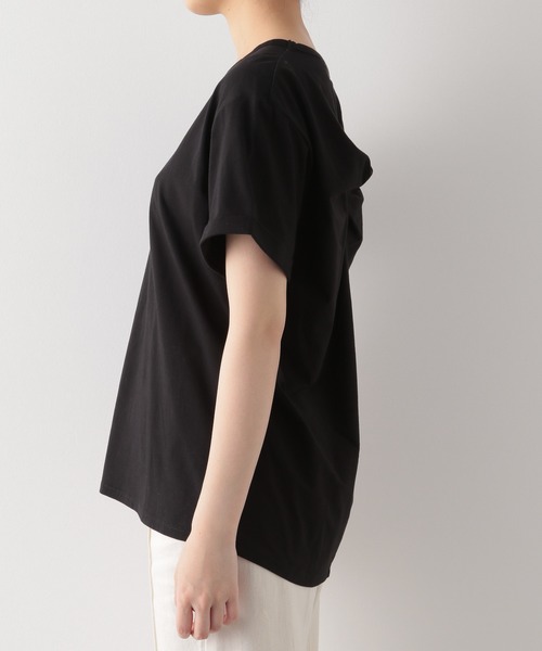 LEPSIM(レプシィム)の「バックツイストサマミエプルオーバー 891210(Tシャツ/カットソー・レディース・オフホワイト/ブラック/ダークブラウン/ミント・FREE)」の18枚目の写真