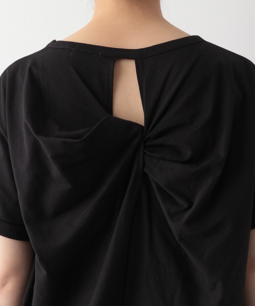 LEPSIM(レプシィム)の「バックツイストサマミエプルオーバー 891210(Tシャツ/カットソー・レディース・オフホワイト/ブラック/ダークブラウン/ミント・FREE)」の20枚目の写真