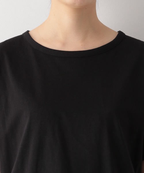 LEPSIM(レプシィム)の「バックツイストサマミエプルオーバー 891210(Tシャツ/カットソー・レディース・オフホワイト/ブラック/ダークブラウン/ミント・FREE)」の21枚目の写真