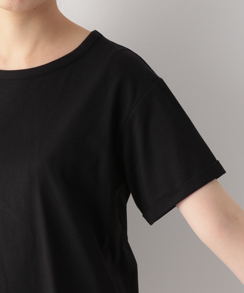 LEPSIM(レプシィム)の「バックツイストサマミエプルオーバー 891210(Tシャツ/カットソー・レディース・オフホワイト/ブラック/ダークブラウン/ミント・FREE)」の22枚目の写真
