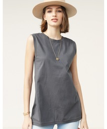 Back Crossed Button Tank Top/バッククロスボタンタンクトップ