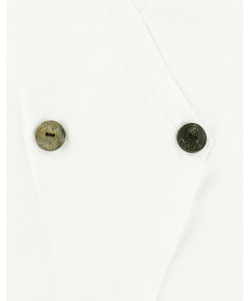 ALEXIA STAM(アリシアスタン)の「Back Crossed Button Tank Top/バッククロスボタンタンクトップ(タンクトップ・レディース・ホワイト/モカ/グレイッシュベージュ/チャコール・FREE)」の20枚目の写真