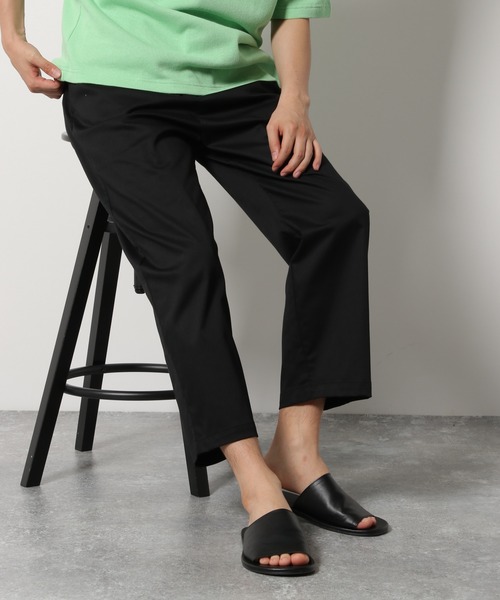 LAKOLE（ラコレ）の「リラックスワイドチノパンツ / LAKOLE（チノパンツ・メンズ・アイボリー/ブラウン/ブラック/ベージュ・LARGE/MEDIUM）」の2枚目の写真